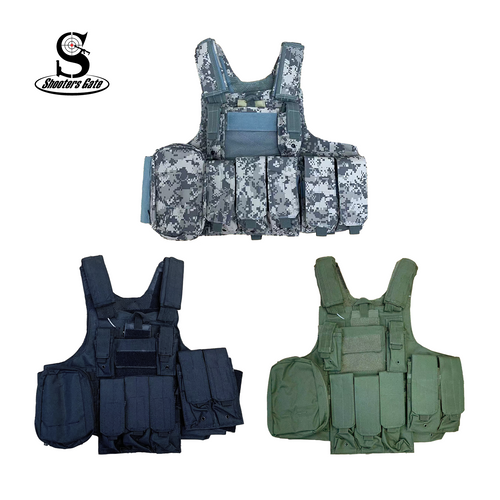 Shooters Gate Heavy Duty Modular Vest with MOLLE - Web System Straps & Modular Pouches