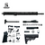 AR-15 6.5 Grendel 18″ Rifle Upper Complete Build Kits (Assembled Black Barrel Upper) – Black AR-15 6.5 Grendel 18″ Rifle Upper Complete Build Kits (Assembled Black Barrel Upper) – Black