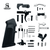 AR-15 Trigger Parts Complete Kit – Silver AR-15 Trigger Parts Complete Kit – Silver