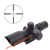 3-9x40 Rifle Scope, Red Laser, illumination