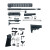 AR-15 16" .300 BLK BUILD KIT + MAGPUL  MOE SL-K STOCK