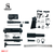 AR-15 300 Blackout 5.5" Pistol Upper Build Kit (Unassembled) - Black