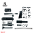 AR-15 7.62x39 5.5" Pistol Upper Build Kit (Unassembled) - Black