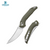 DREAMTECH Button Lock Folding Knife G10 Handle D2 Knife D3052