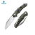 DREAMTECH Knife Folding Pocket Knife Micarta Handle D2 Knife D3502