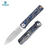 DREAMTECH Knife Folding Knife Micarta Handle D2 Blade Knife D3896