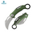 14C28N Pocket Knife With Aluminum Handle and Button Lock System D4221