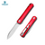 DREAMTECH Folding Pocket Knife Aluminum Handle D2 Blade Knife D4280