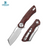 DREAMTECH Folding Knives Red Wood Grain G10 Knife VG10 Blade Knife D4507