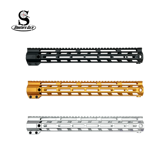 15" AR-15 Free Float QD M-LOK Handguard, Black