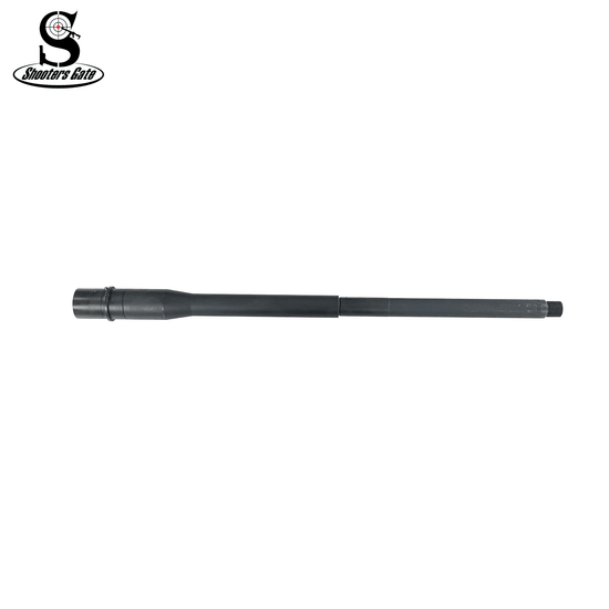 18” 308 black nitride finished, mid-length gas system, 1:10 twist.