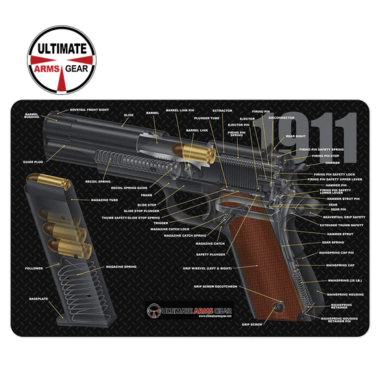 1911 Pistol Cleaning Mat by Ultimate Arms Gear