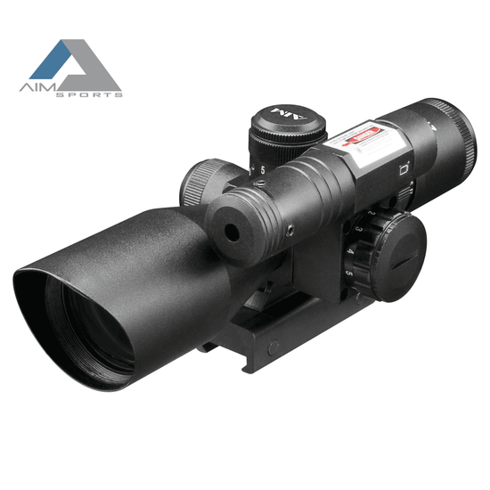 2.5-10X40 DUAL ILL. TACTICAL SCOPE W/GREEN LASER & MIL-DOT