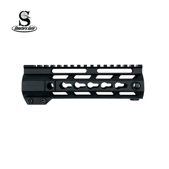 7" Black AR-15 Free Float QD Keymod Handguard