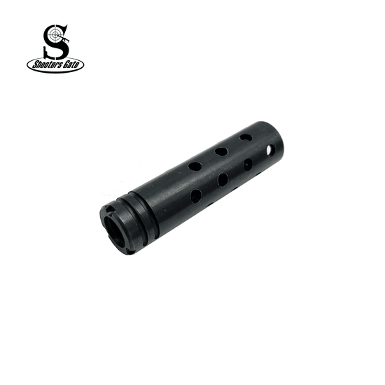 AK47 14X1MM LH, MULTI PORTS, 3.5” BARREL EXTENDER, BLACK