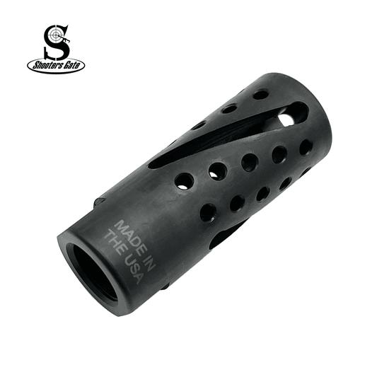 AR-10 7.62 5/8X24 Twisted Muzzle Brake 30 CAL