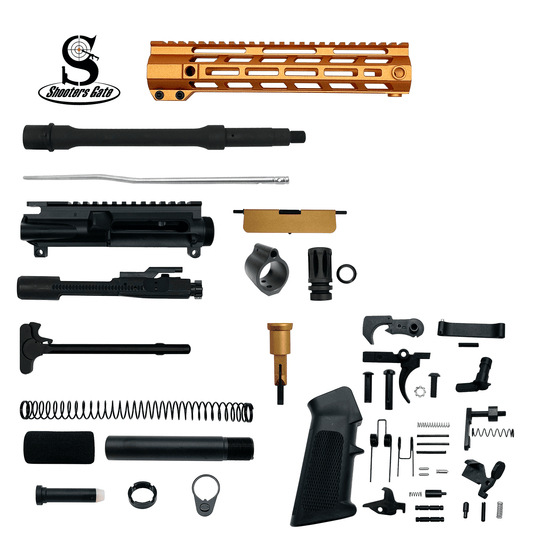 AR-15 .223 Wylde 10.5″ Pistol Build Kit (Unassembled) – Orange