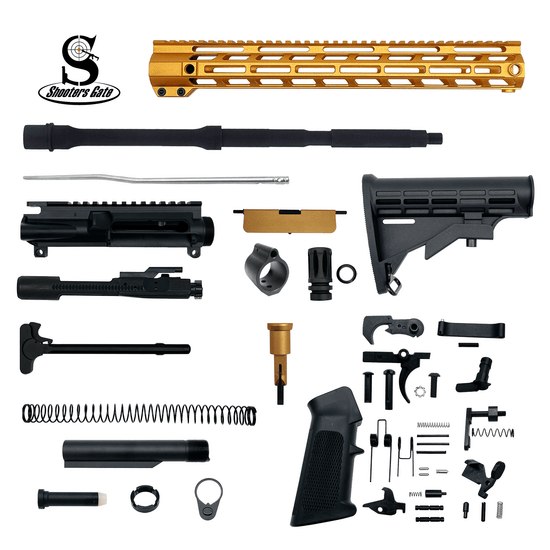 AR-15 .223 Wylde 16″ Rifle Build Kit (Unassembled) – Orange
