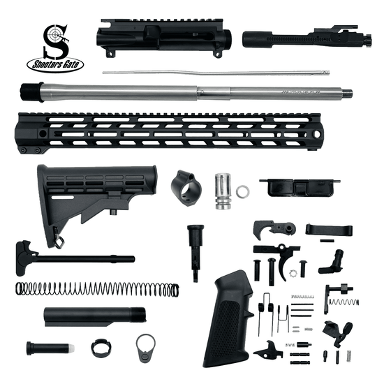 AR-15 .223 Wylde 18″ Rifle Upper 17″ Rail Build Kit (Unassembled)