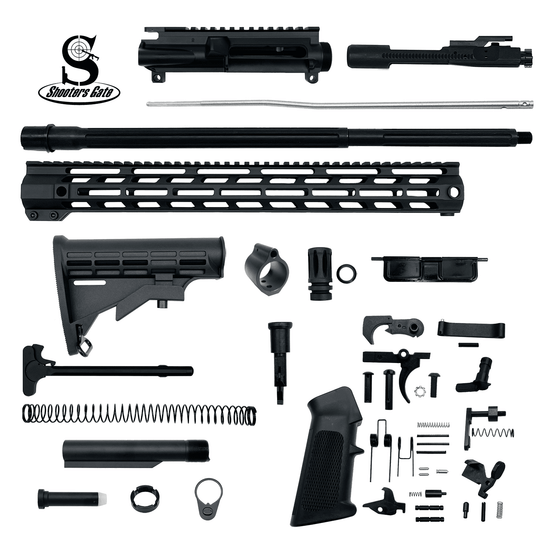 AR-15 .223 Wylde 20″ Rifle Upper 17″ Rail Build Kit (Unassembled)