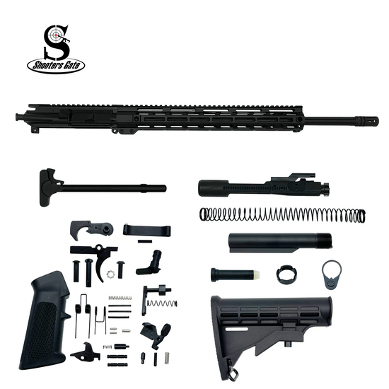 AR-15 .223 Wylde 20" Rifle Build Kit (Assembled) - Black