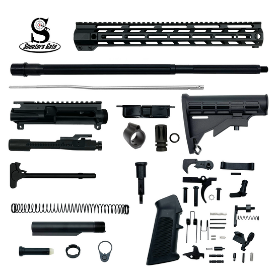 AR-15 .223 Wylde 20″ Rifle Build Kit (Unassembled) – Black