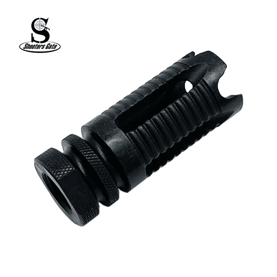 AR-15 1/2X28 .223/5.56 Phantom Muzzle Brake Black