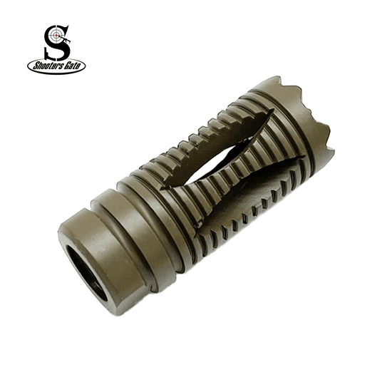 AR-15 1/2X28 .223/5.56 Phantom Muzzle Brake FDE