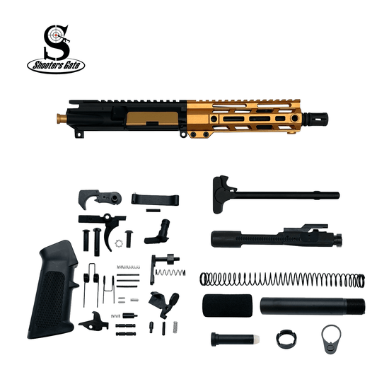 AR-15 300 Blackout 7.5″ Pistol Build Kit (Assembled) – Orange