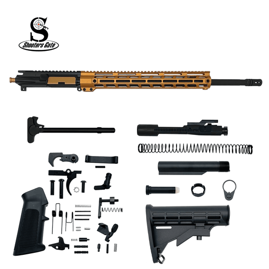 AR-15 5.56 Nato 20″ Rifle Build Kit (Assembled) – Orange