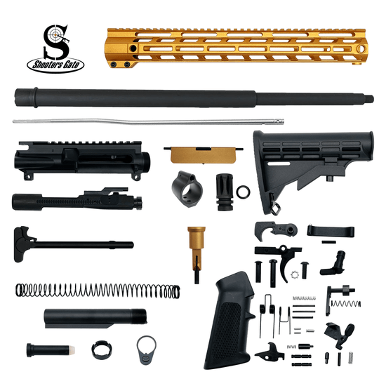 AR-15 5.56 Nato 20″ Rifle Build Kit (Unassembled) – Orange