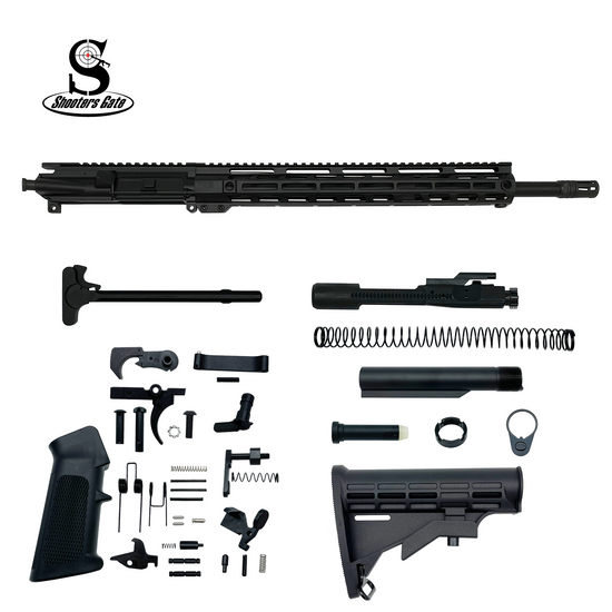 AR-15 6.5 Grendel 18″ Rifle Build Kit (Assembled) – Black