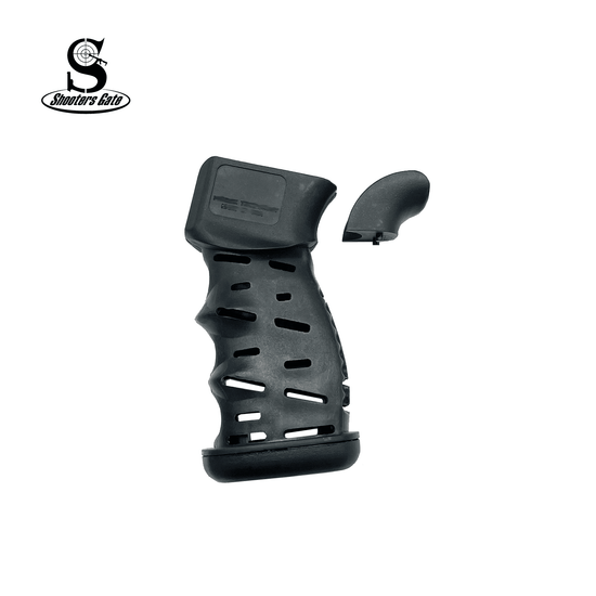 AR15 pistol grip skeleton style, black, shootersgate