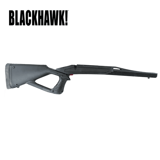 BLACKHAWK! AXIOM THUMBHOLE RIFLE STOCK BLACK POLYMER HOWA1500/WEATHERBY VANGUARD SHORT ACTION (K92500-C)