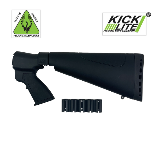 KickLite® Recoil Reduction Pistol Grip Sporter Stock Remington 870® 12/20 Gauge Shotgun – 12 Gauge