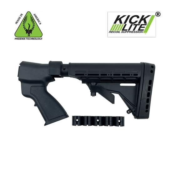 KickLite® Tactical Recoil Reduction Pistol Grip Stock Remington 870® – Black – 12 Gauge