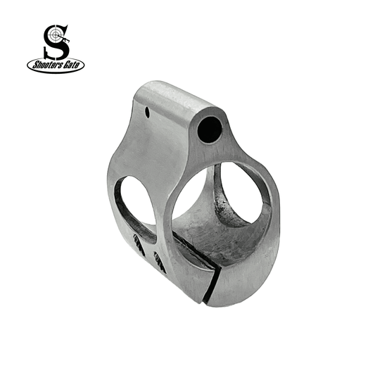 Low Profile .750 Gas Block Stainless Steel