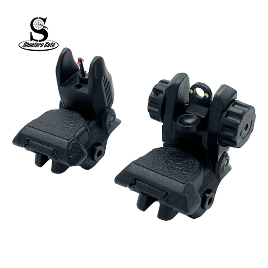 Polymer Flip-Up Sights Black w/ Fiber Optics