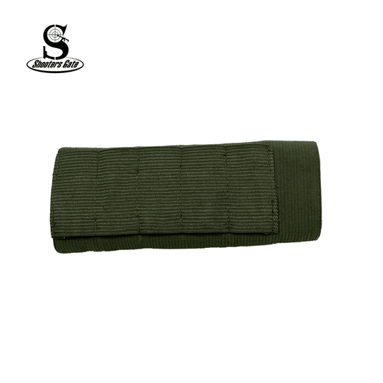 Shooters Gate 10 Round Shotgun Shot Shell Cartridge Buttstock Slip Over Ammo Carrier – OD Green