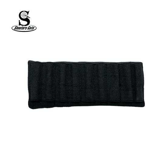 Shooters Gate 13 Round Rifle Shot Shell Cartridge Buttstock Slip Over Ammo Carrier – Black