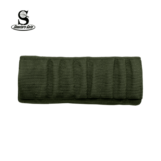 Shooters Gate 13 Round Rifle Shot Shell Cartridge Buttstock Slip Over Ammo Carrier – OD Green