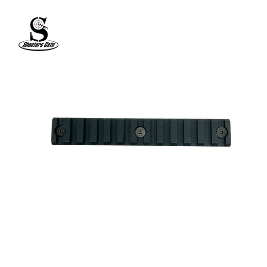 Shooters Gate 13 Slot Aluminum Key-mod to Picatinny Rail Section (5.25 inch)