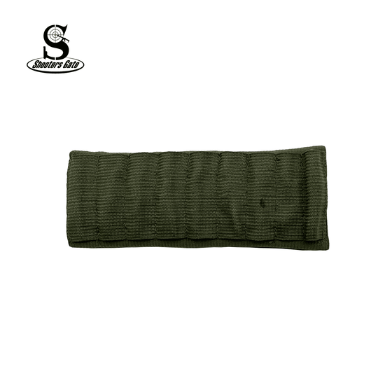 Shooters Gate 18 Round Rifle Shot Shell Cartridge Buttstock Slip Over Ammo Carrier – OD Green