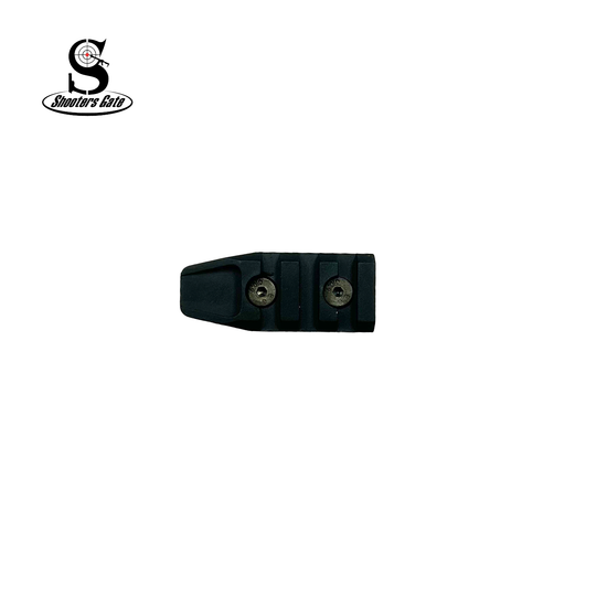 Shooters Gate 3 Slot Aluminum Key-mod to Picatinny Rail Section (2 inch)