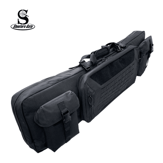 Shooters Gate 42" Pro Tactical Dual Rifle Soft Bag Case â€“ 42â€ Black (M-9034L)