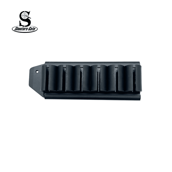 Shooters Gate Pro Series 12GA Shotgun Side Saddle Shotshell Carrier Mount – Remington 870, Black