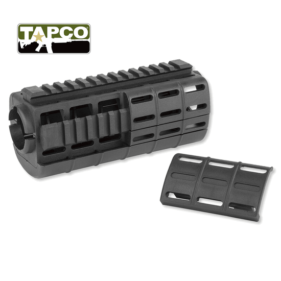 TAPCO AR Carbine Handguard for AR-15 and M4 Quad Rail Black