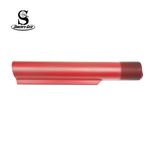 AR15/M4 Commercial 6 Positioning Buffer Tube-Red