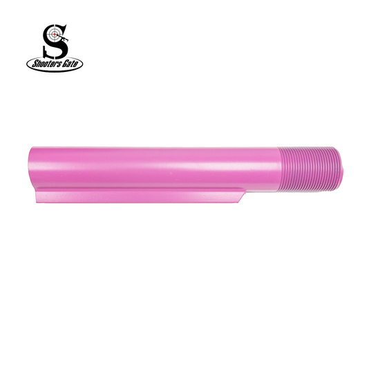 AR15/M4 Commercial 6 Positioning Buffer Tube-Pink