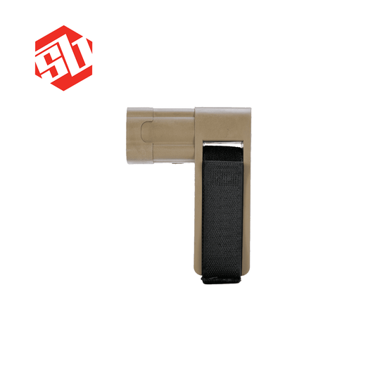 SB Tactical Mini Pistol Stabilizing Brace in tan – lightweight AR pistol brace with adjustable strap and compact design